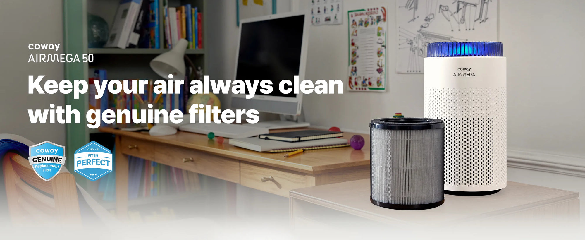 Coway Airmega 50 – Hold luften din alltid ren med originale filtre